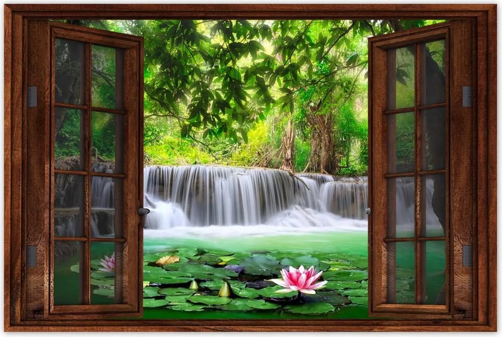 Poszterek 60x40 Vízesés Thaiföldön