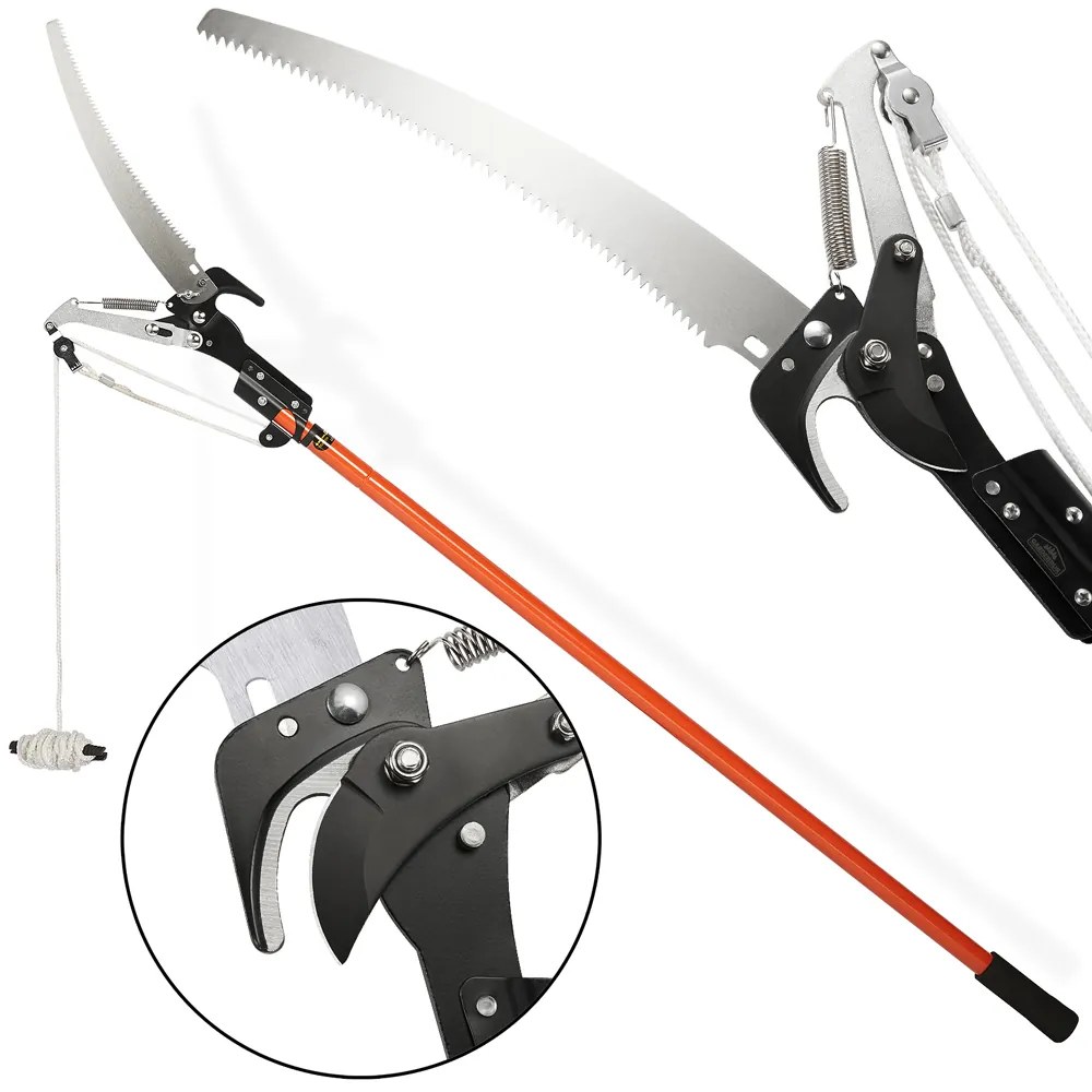 MOREL teleszkópos fűrészolló, 2,6m, narancs Gardebruk