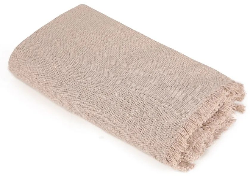 Barna újrahasznosított pamut ágytakaró 170x205 cm Merlin – Mijolnir