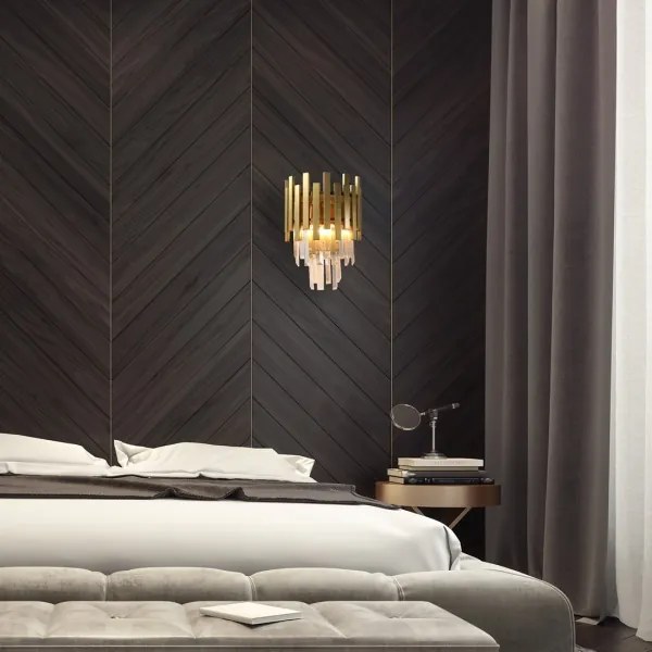 Fali lámpa ASPEN GOLD 2xE14/40W/230V