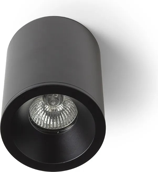 RENDL EILEEN stropní černá 230V LED GU10 7W IP65