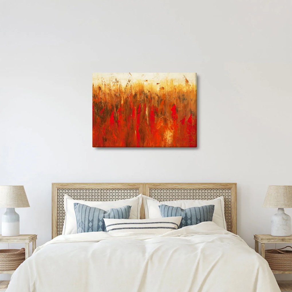 Kép - Festett absztrakció (70x50 cm)