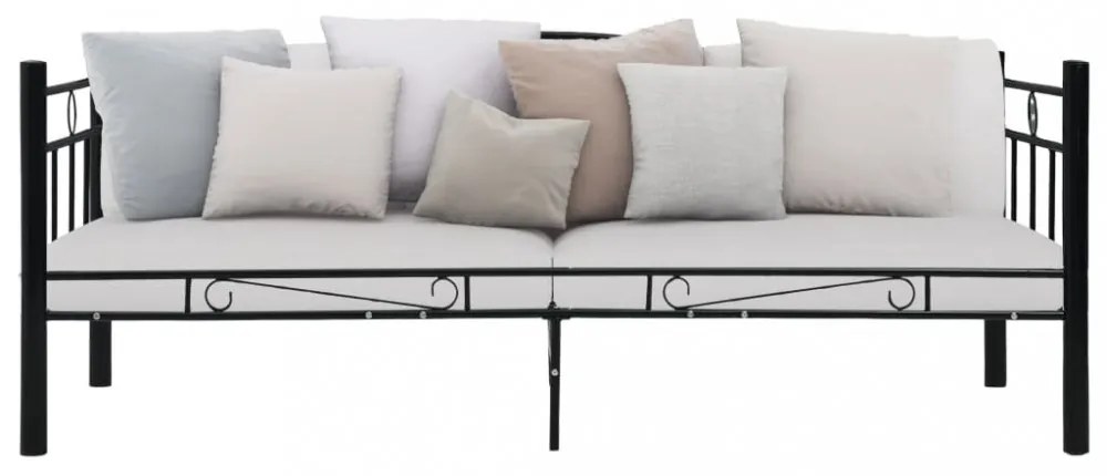 vidaXL fekete fém kanapéágy-keret 90 x 200 cm