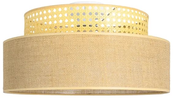 Mennyezeti lámpa BOHO 1xE27/60W/230V átm. 40 cm rattan