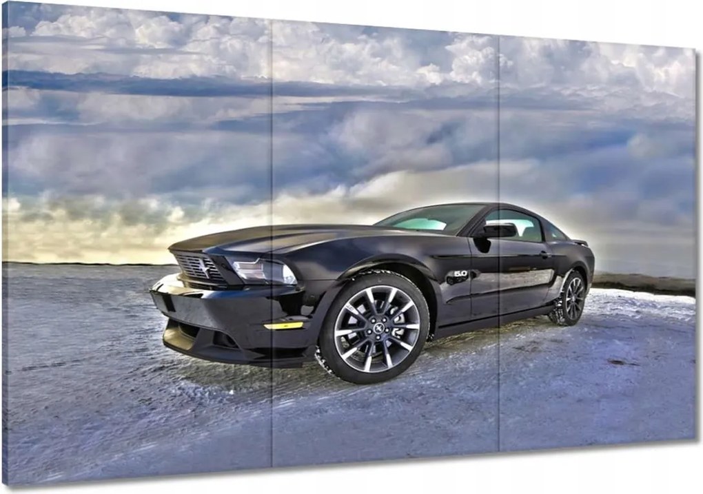Képek 120x80 Ford Mustang a hóban Autó Klasszikus Made in Usa