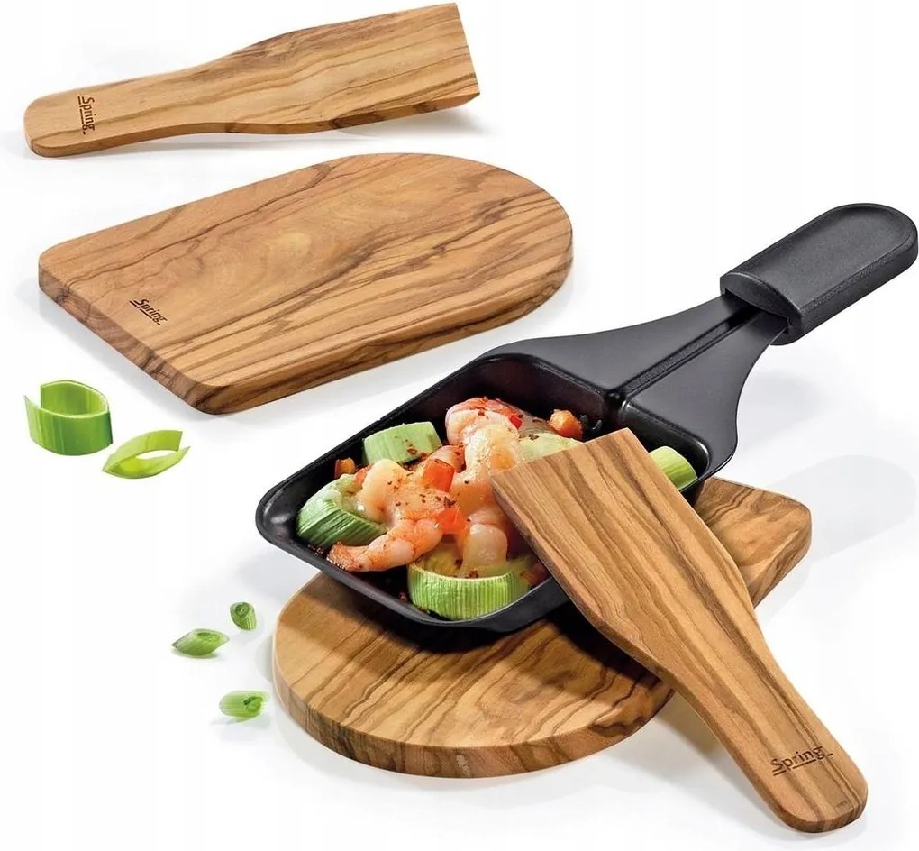 Vágódeszka spatulával, olajfa