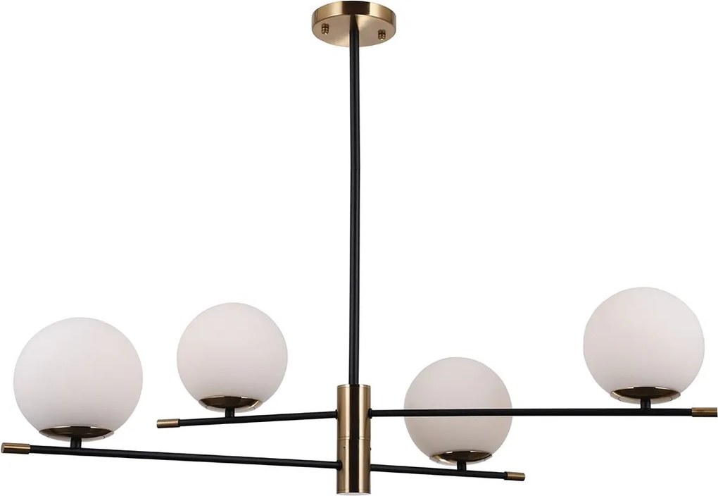Italux modern függeszték stelia antik bronz fehér matt fekete itxpnd-43660-4