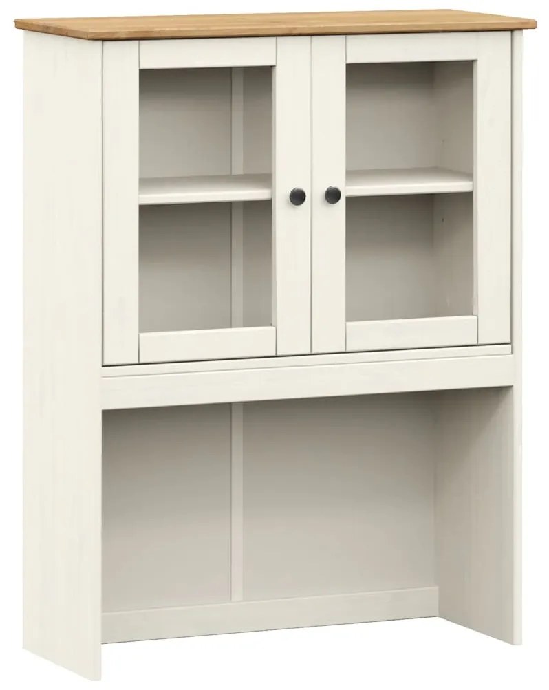 VIGO fehér tömör fenyőfa magasszekrény 78x40x175 cm