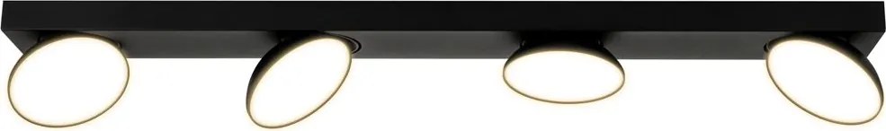 Italux Modern LED spot lámpa Castelio Fekete ITXSPL-31976-4B-BK