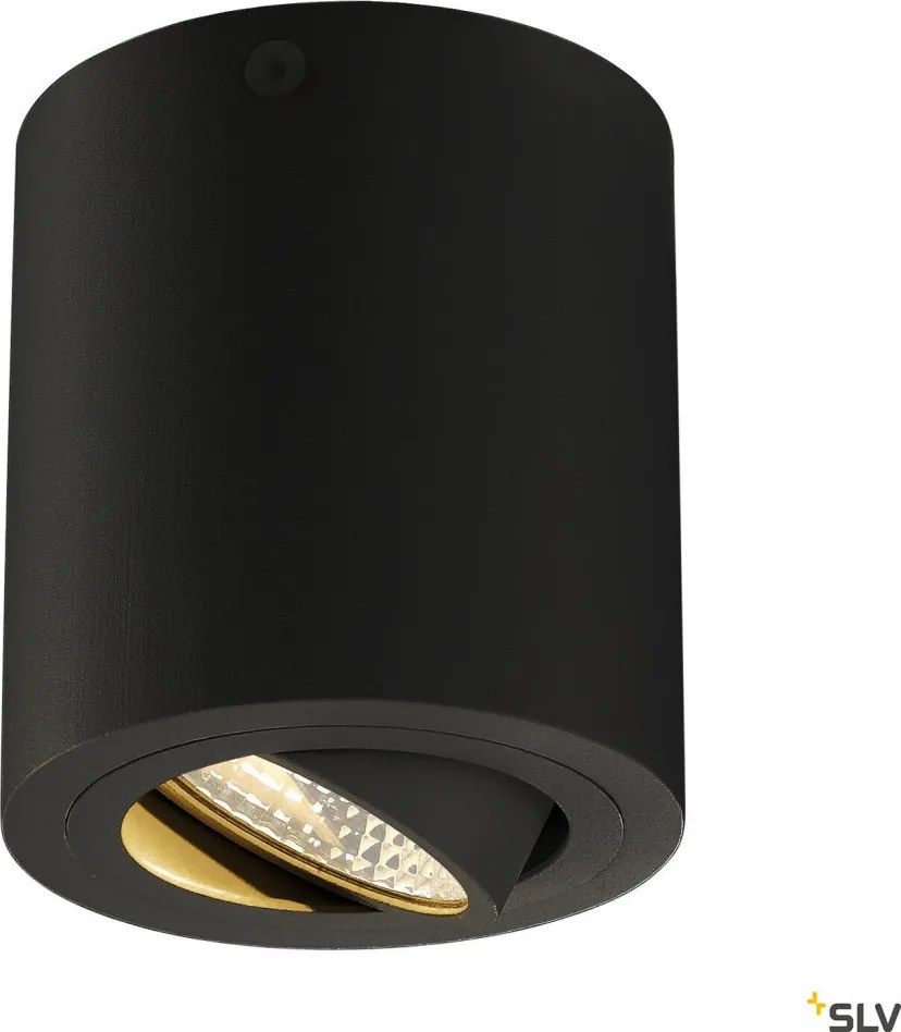 SLV 113930 TRILEDO Hengeres Mennyezeti Lámpa Fekete LED IP20