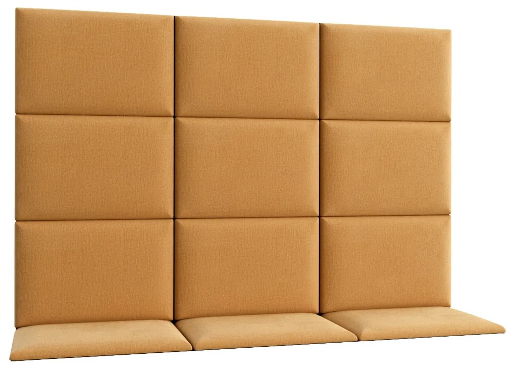 Kárpitozott panel 12 db. Quadra 180x120 cm (mustár). 1051991