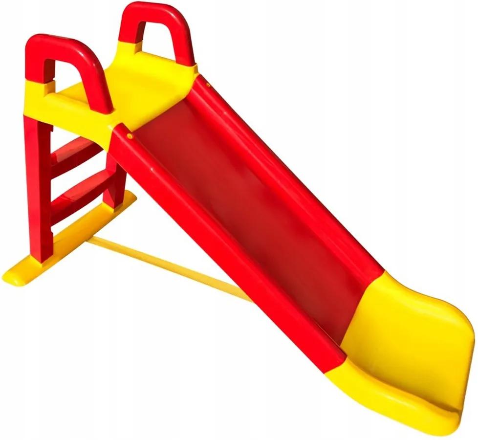 Gyermekek csúszik Happy 140 cm - piros-sárga R and Y slide