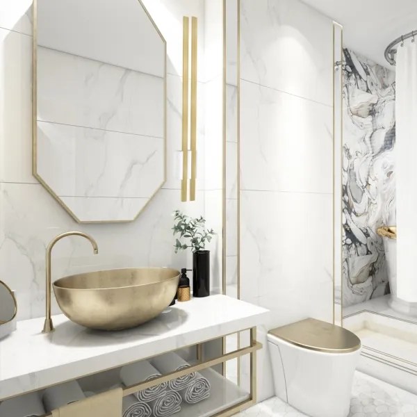 Amplex 8241 - LED Fali lámpa EBORA LED/3,8W/230V arany/fekete