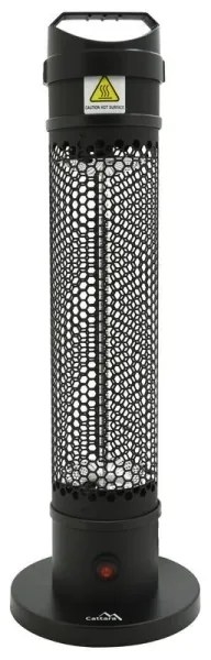 Infravörös álló fűtő 1000W/230V IP44 fekete