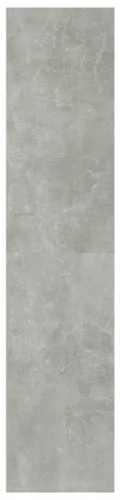 betonszürke könyvszekrény/térelválasztó 100 x 30 x 135 cm