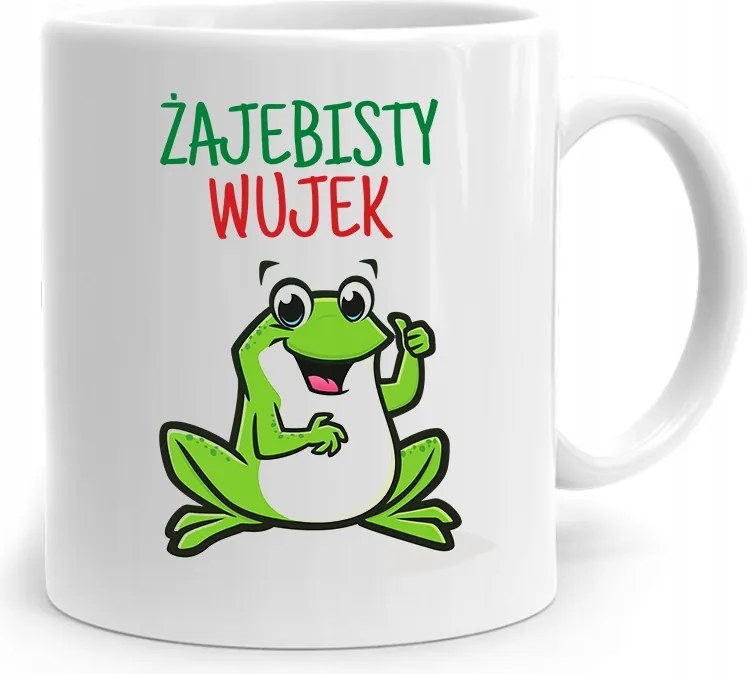 Bögre Ajándék Bácsinak Békás Bácsi nyomott mintával