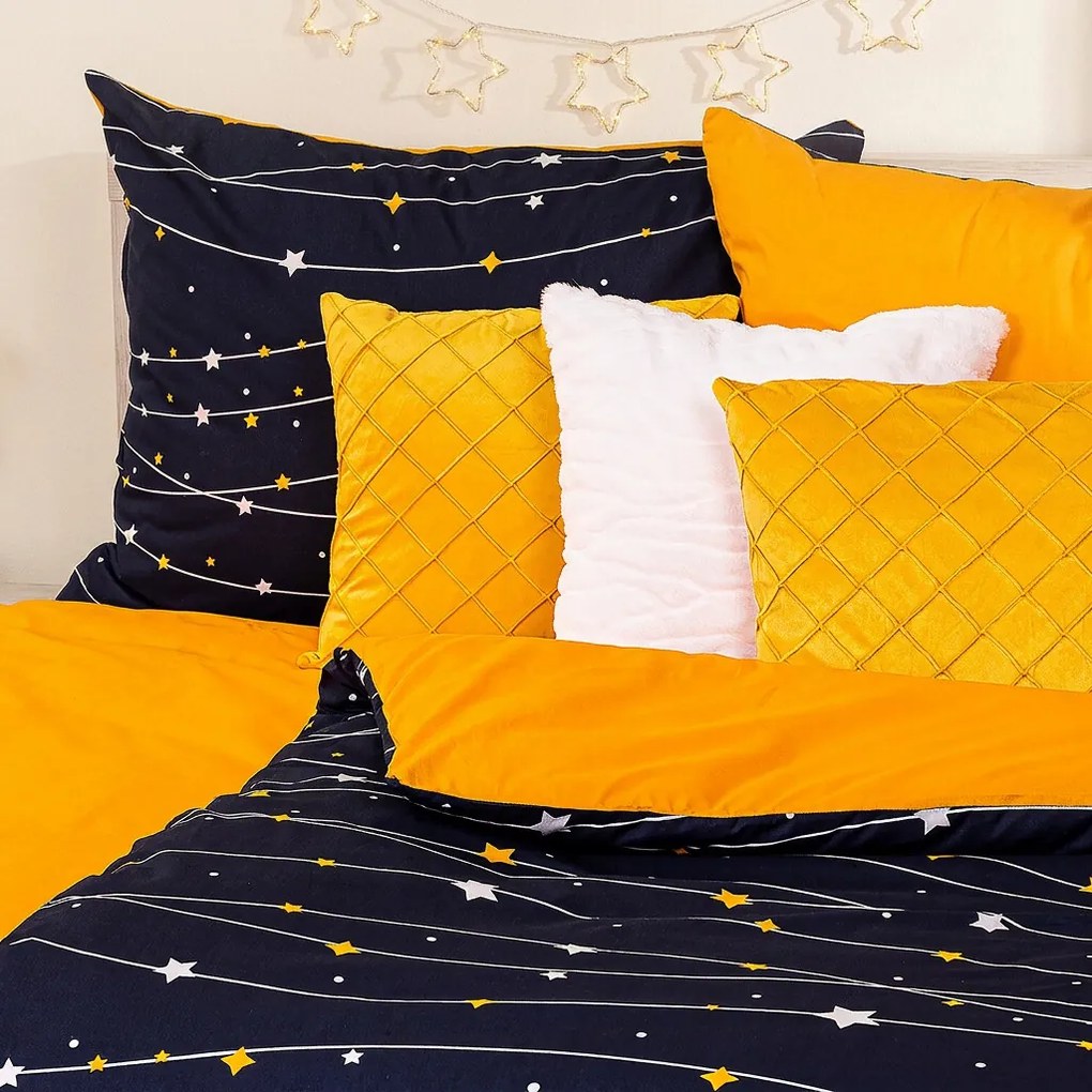 4Home Night sky pamut ágynemű, 140 x 220 cm, 70 x 90 cm
