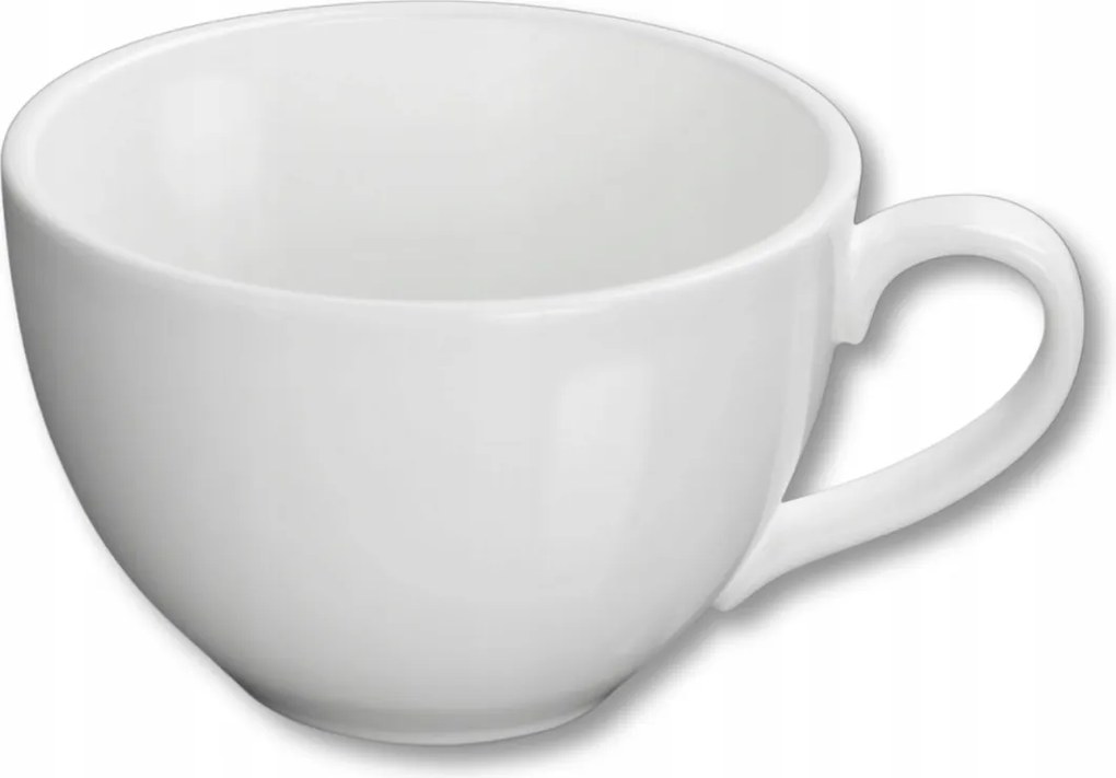 Teás- és kávéscsésze 420ml Fehér klasszikus Porcelán kerámia Wilmax