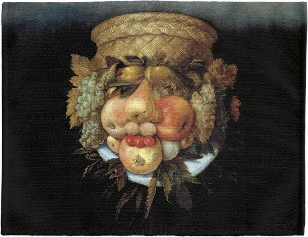 Asztali alátét Gyümölcskosár Giuseppe Arcimboldo