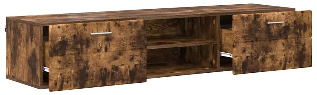 TV szekrény fiókkal Füstölt tölgy 150 x 39 x 30 cm Faanyag