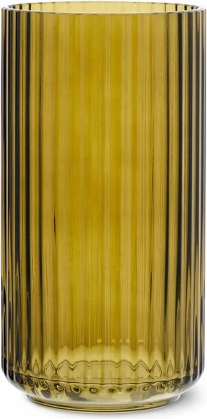 Lyngby Lyngby Üvegváza 20 cm Olívazöld