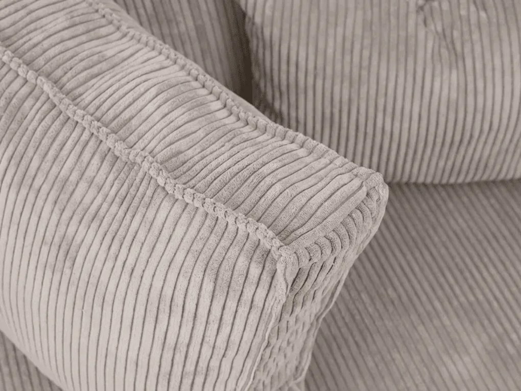 AKCIÓ Világos bézs U-alakú ülőgarnitúra SMART COSARO 295x140 cm II. osztály