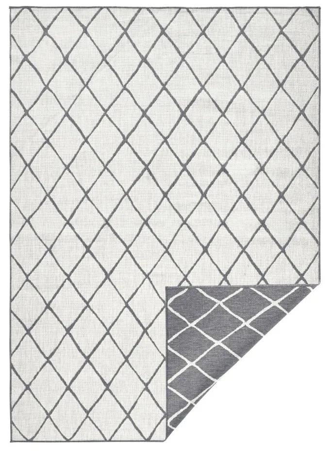 Malaga szürke-krémszínű kültéri szőnyeg, 200 x 290 cm - Bougari