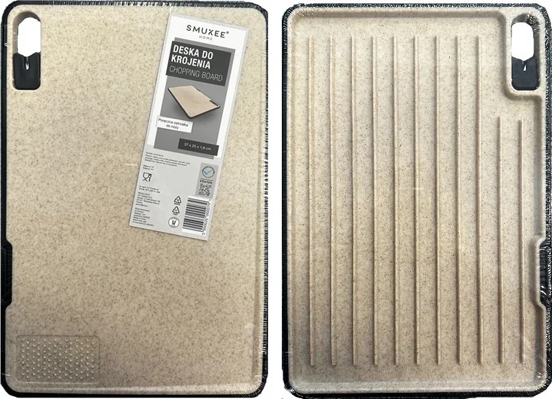 Vágódeszka kétoldalas Smukee 37 × 25 cm élezővel