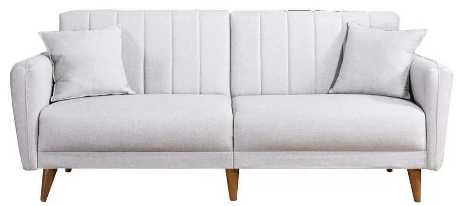 KITO kinyitható kétszemélyes kanapé, krémszínű