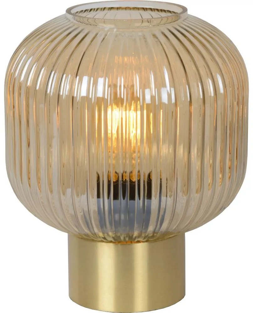 Lucide 45586/20/62 - Asztali lámpa MALOTO 1xE27/40W/230V bézs/arany