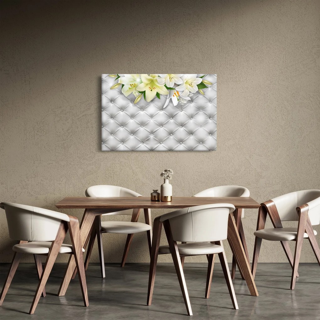 Liliom virágok képe (90x60 cm)