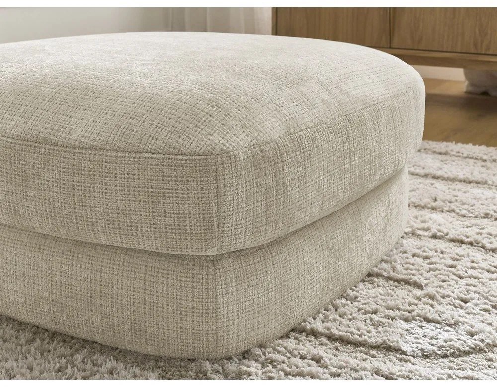 Bézs zsenília lábtartó Leonore – Bobochic Paris