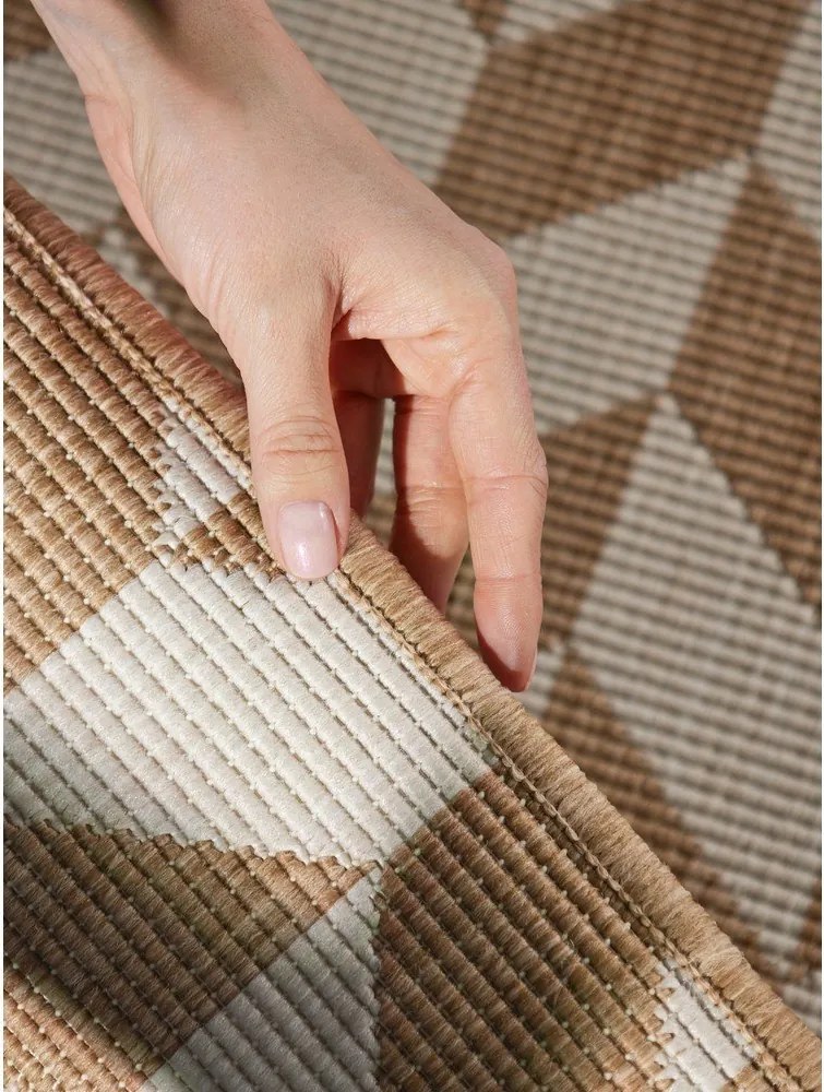 Krémszínű-natúr színű kültéri-beltéri futószőnyeg 80x200 cm Haringey Terrick – Ted Baker