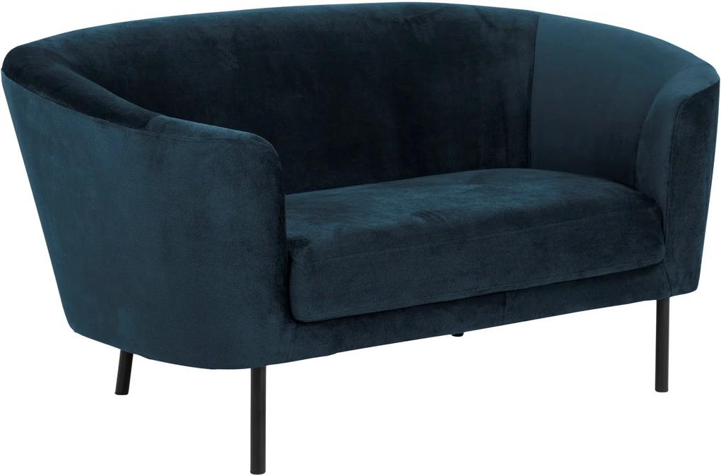 Stílusos kanapé Nilla sötétkék 160 cm