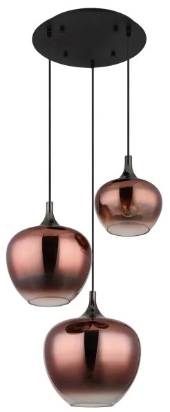 Globo 15548-3HG - Csillár zsinóron MAXY 3xE27/40W/230V réz