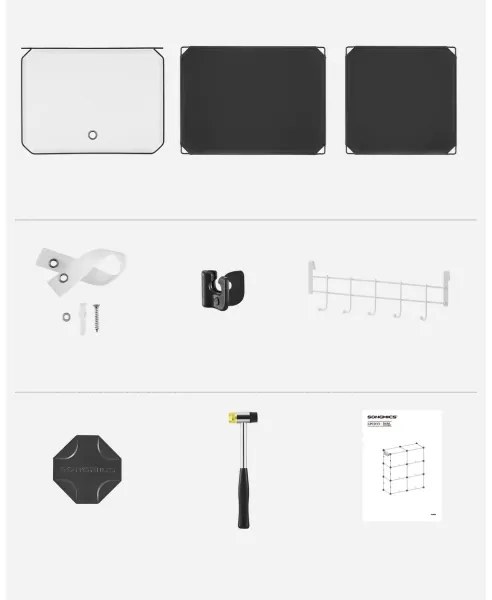 BOXIFY moduláris rekeszes polc, fekete