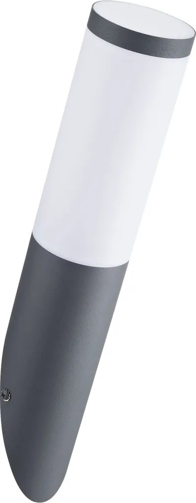 POLUX 300935 OSLO Modern Kültéri Fali Lámpa Szürke E27 IP44