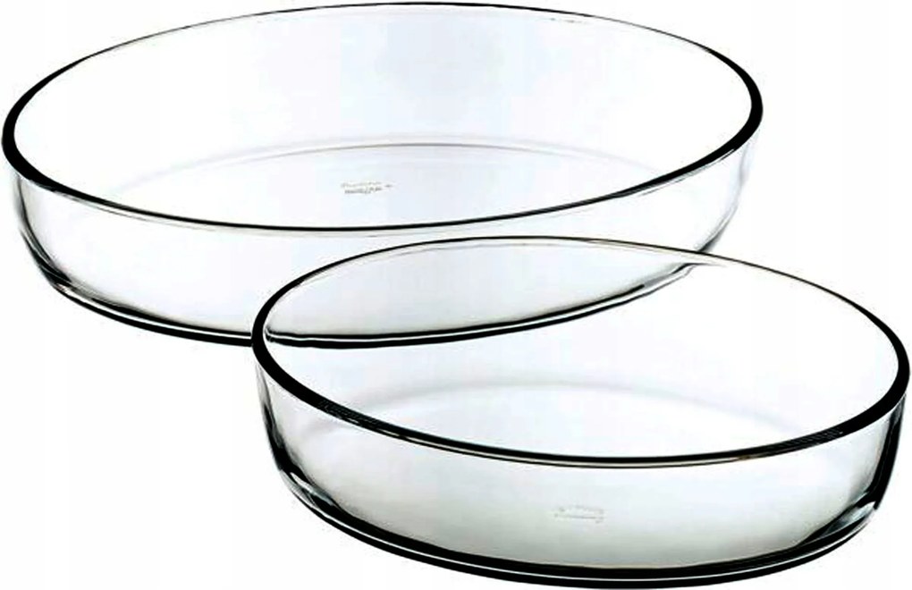 Hőálló Edények Üveg Sütőformák Sütéshez Ovális 2db