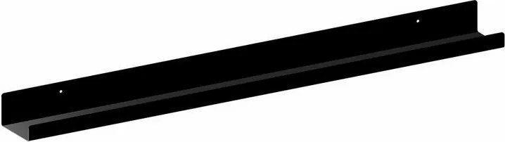 Loft polc Arona 40 CM Erős Fém Fekete Loft Fekete Univerzális P10