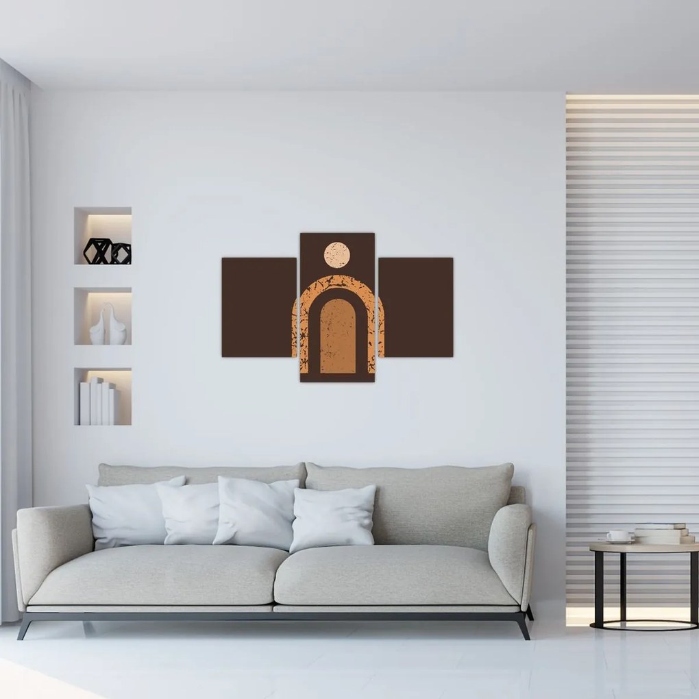 Kép - Narancssárga ívek N⁰3 (90x60 cm)