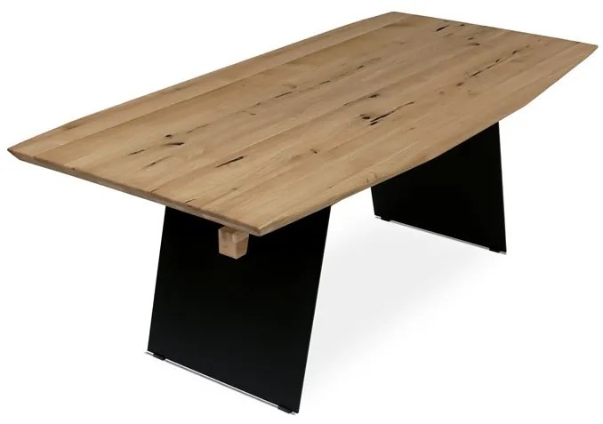 Tömör Tölgy Étkezőasztal 200×100 cm. DUB – DS-M200