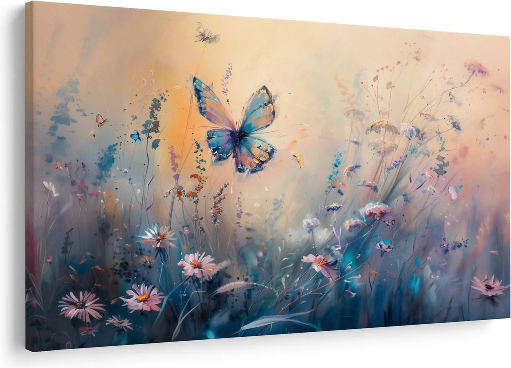 Kép - Rét pillangóval II (90x60 cm)