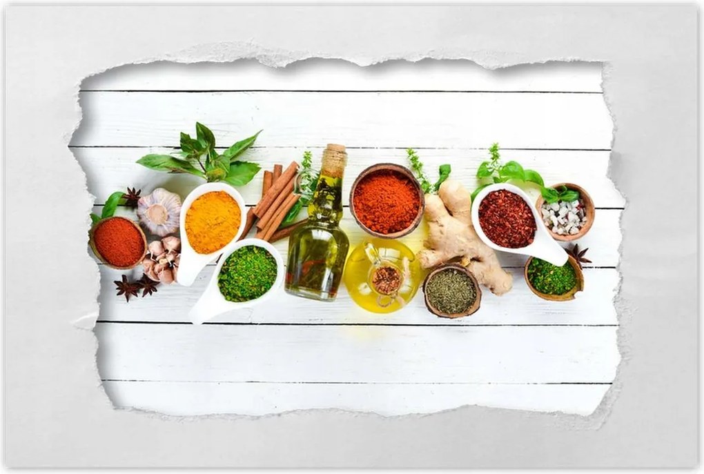 Poszterek 60x40 Szárított fűszerek gyömbér