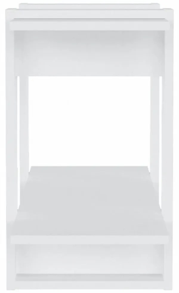 fehér könyvszekrény/térelválasztó 80 x 30 x 51 cm
