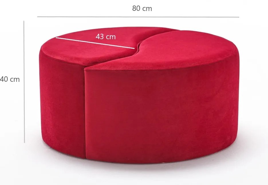 Alis Puf Red zsámoly