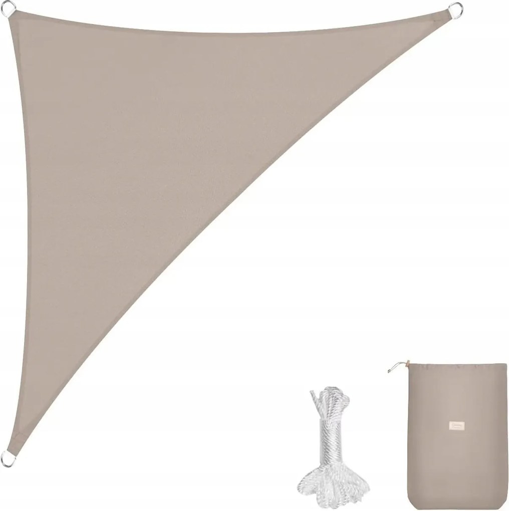 Kerti napvitorla 500 x 700 cm műanyag