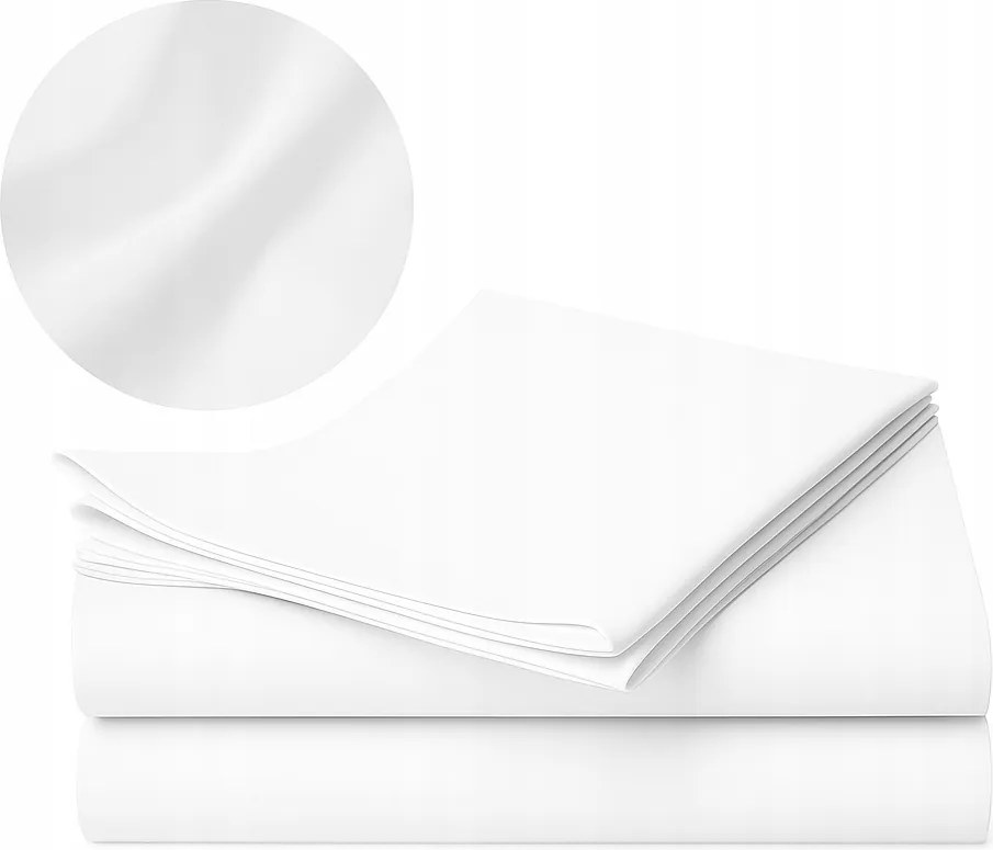 Lepedő 260x220 hagyományos gumis pamut fehér I. osztály