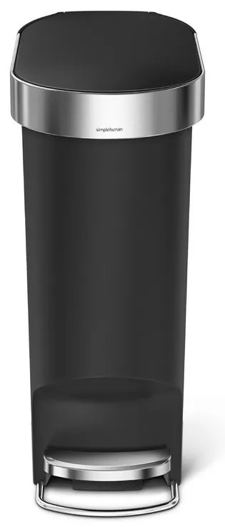 Pedálkosár Slim 40 l, fekete