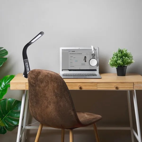 LED Dimmelhető asztali lámpa kijelzővel GALA 1xLED/6W/230V