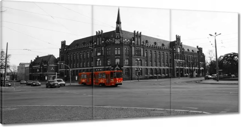 Festmények 180x90 Frankfurt Oder villamos